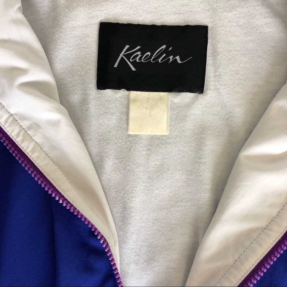 Kaelin vintage unisex colorblock wind breaker - Picture 4 of 6